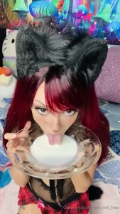 I got some yummy milk to drink you guys uncut version of my ig reel