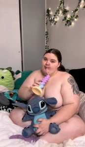 I did not expect to squirt so hard with my new dildo in my grumpy bear part 1