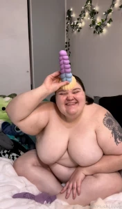 I did not expect to squirt so hard with my new dildo in my grumpy bear part 7