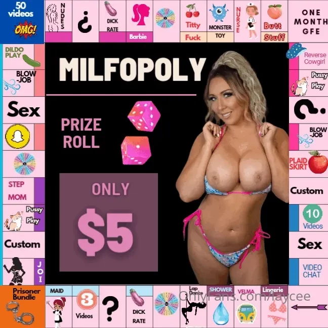 Milfopoly 5 00 each roll win big win every time part 1 