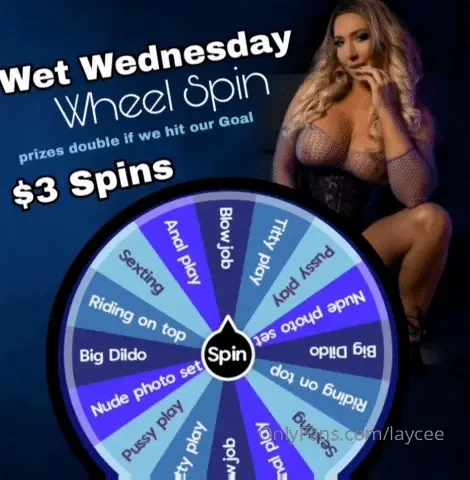 Happy wednesday we are doing discounted wheel spins today only 3 per 