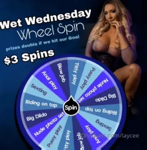 Happy wednesday we are doing discounted wheel spins today only 3 per