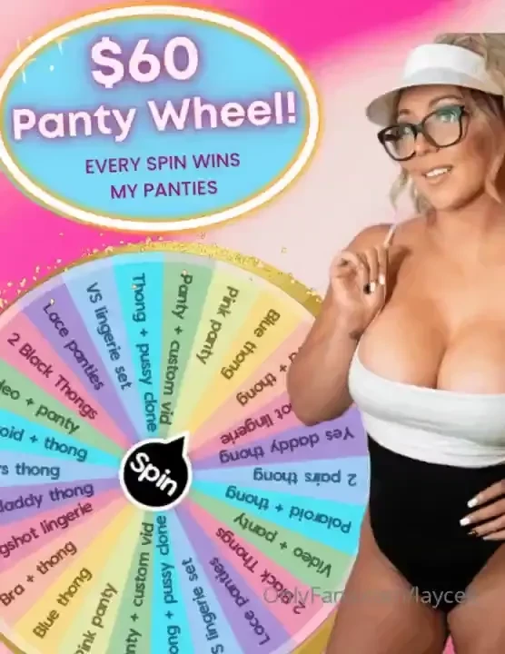 My panties for 50 the price of 1 pair you can win full sets lingerie 