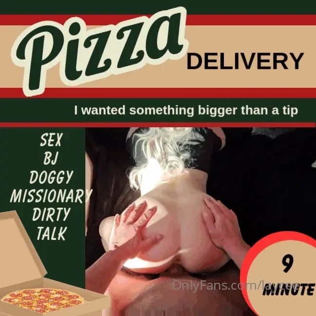 Sex tape wanna know i get the special sauce hot 9 minute pizza 