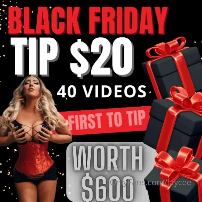 1st to tip 20 07 gets my huge black friday 40 video bundle 