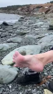 I went for a hike through the forest but the trails were still quite part 1