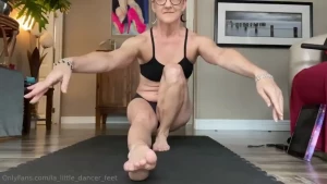 My next demonstration also requires some core strength and flexibility