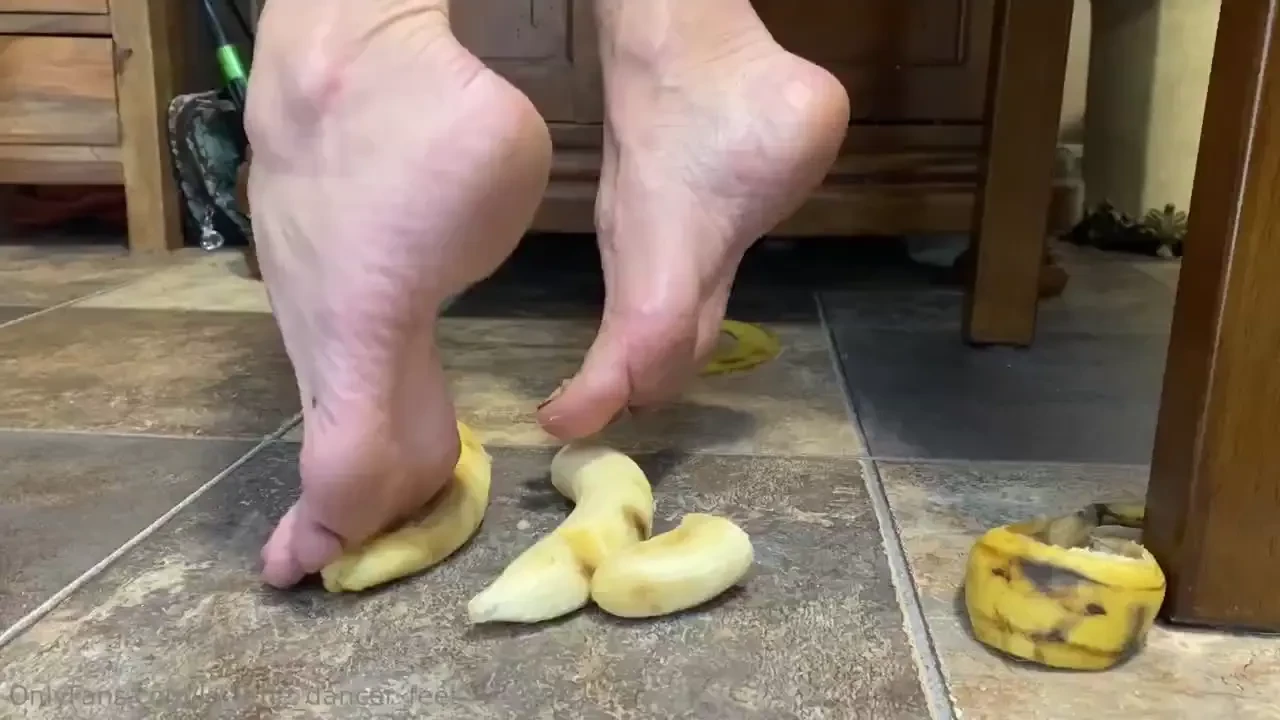 Oh man let me tell you fondling and squishing bananas with my feet is 