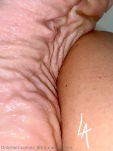 Wet wrinkled feet macro photography - getting very up close and part 4