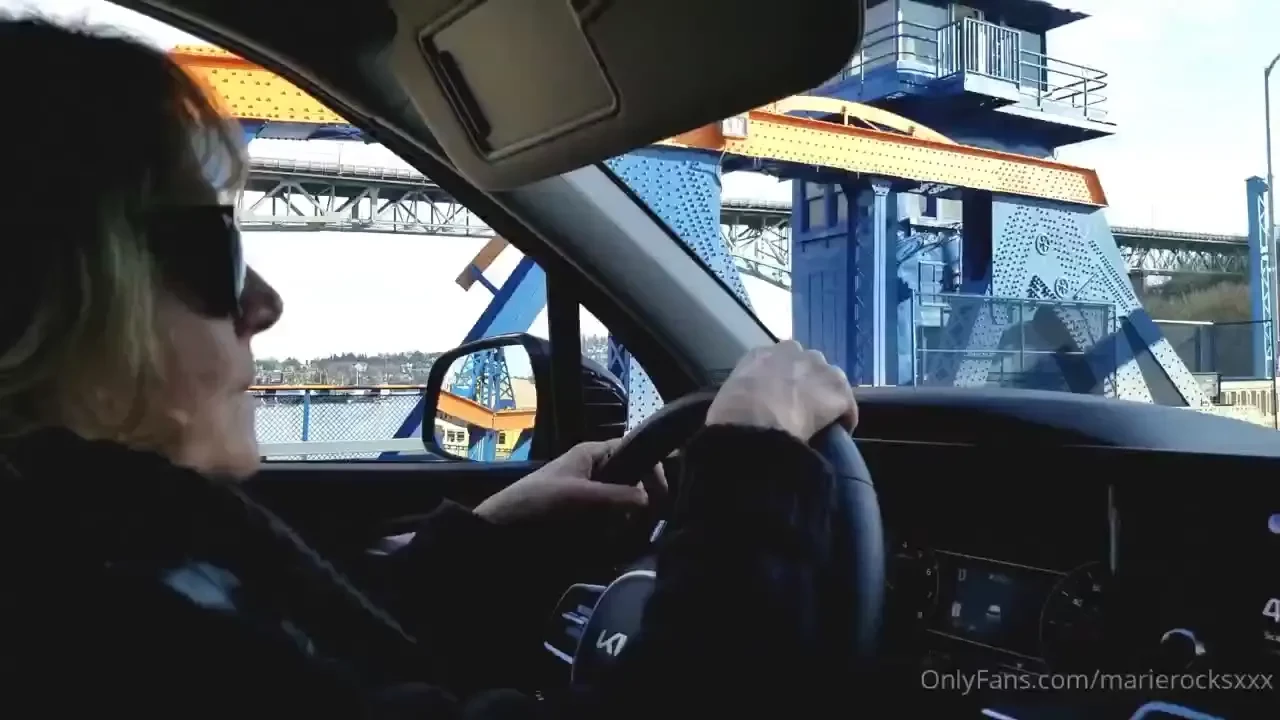 Driving over the freemont bridge 