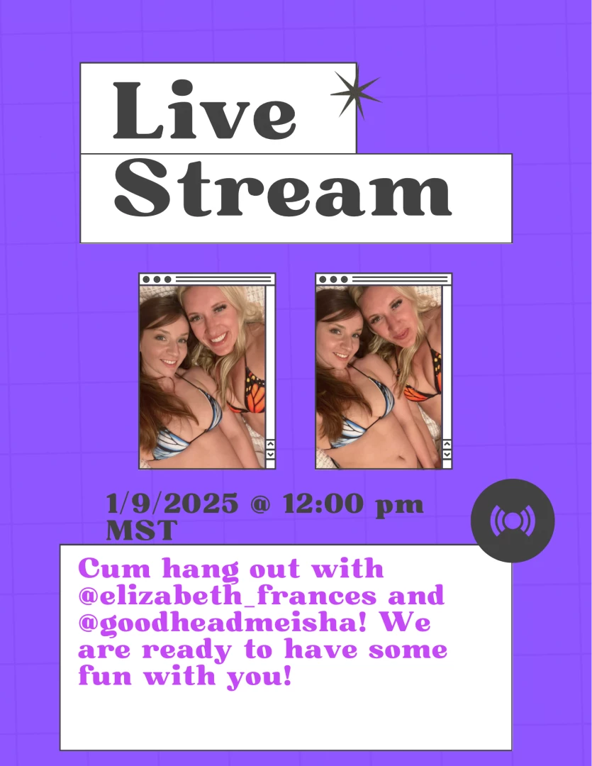 Going live with this hottie tomorrow elizabeth_frances 
