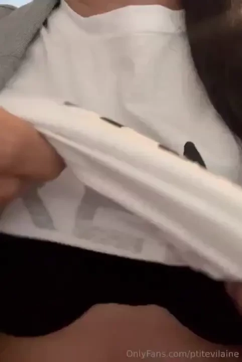 Playing with my boobs at work part 1 