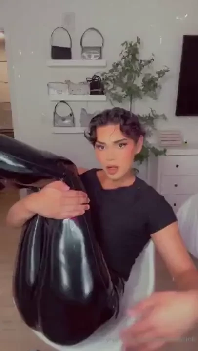 My tight latex pants hehe who wants special content in these 