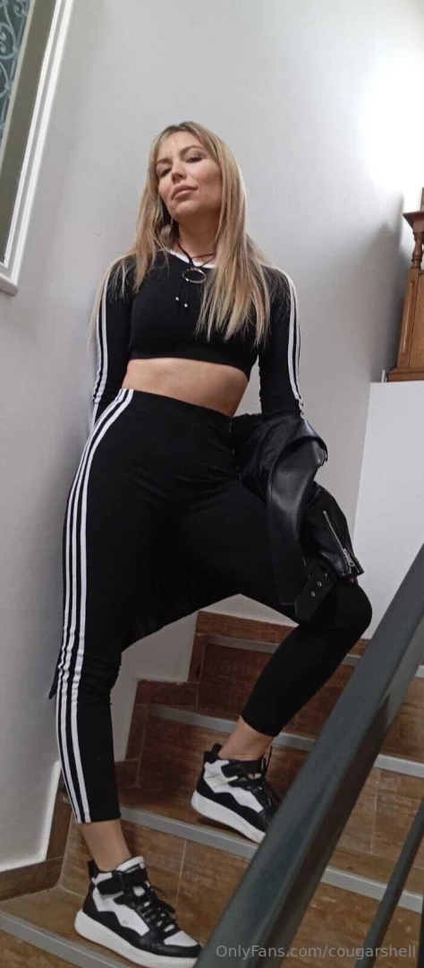 This cougar love to do her workout maybe you have another way to make part 1 