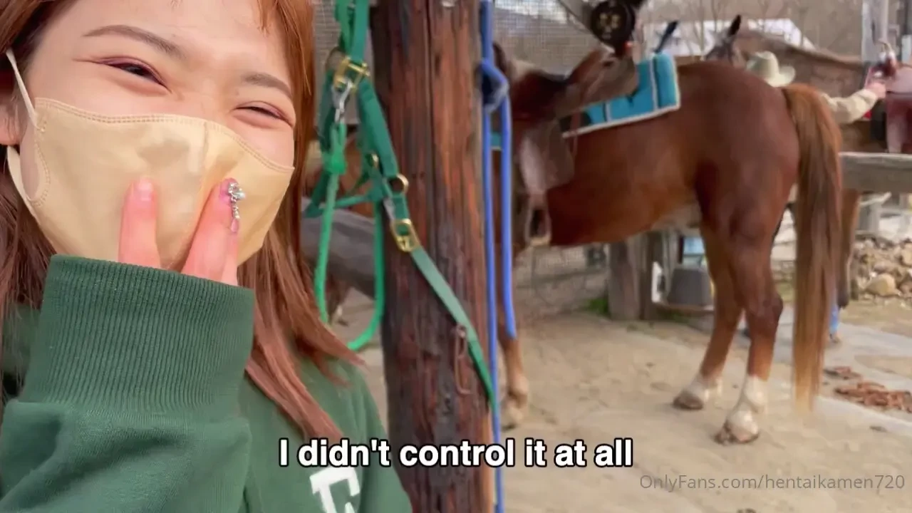 No 19 riding a horse on a trip to hokkaido i tied yuu to the bed and 