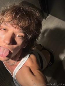 Just drop my panties in the gym toilet after a workout coz i pup it so