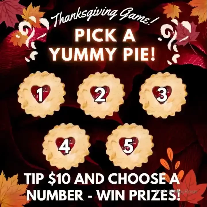 Tip 10 to choose one of my pies thanksgiving is a day to be thankful 