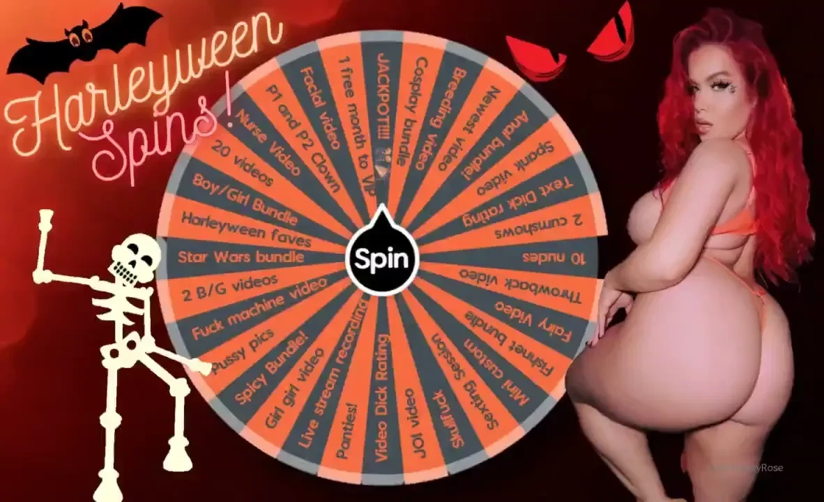- - - the harleyween wheel is here with new prizes i ll message your 