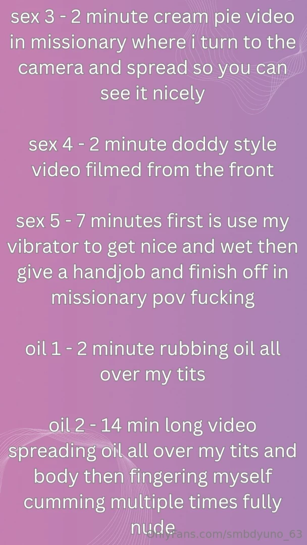 Remember to check out my menu part 1 