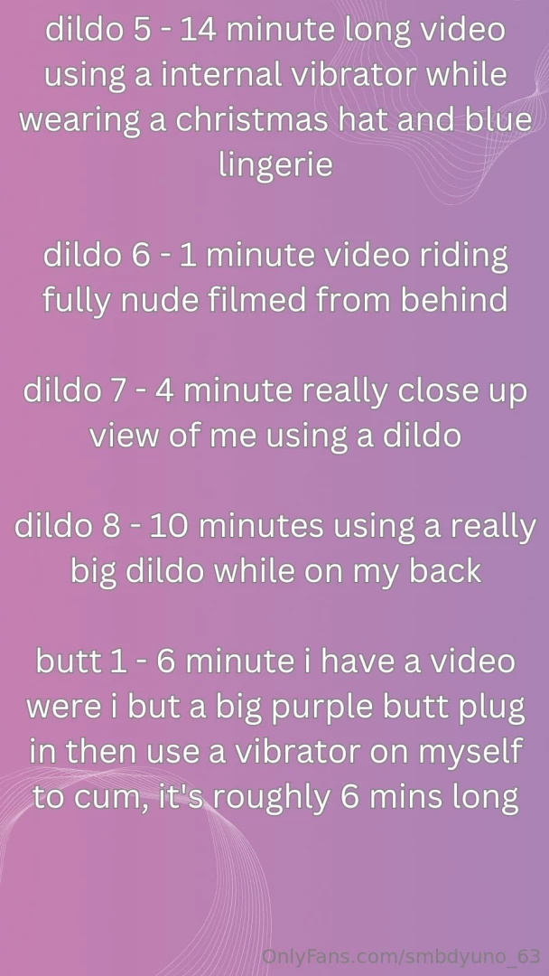 Remember to check out my menu part 7 