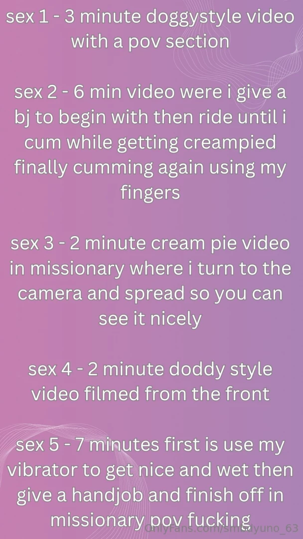 Tell me more about your fetish or kink part 1 