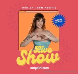 Join my birthday camshow on siridahl right now