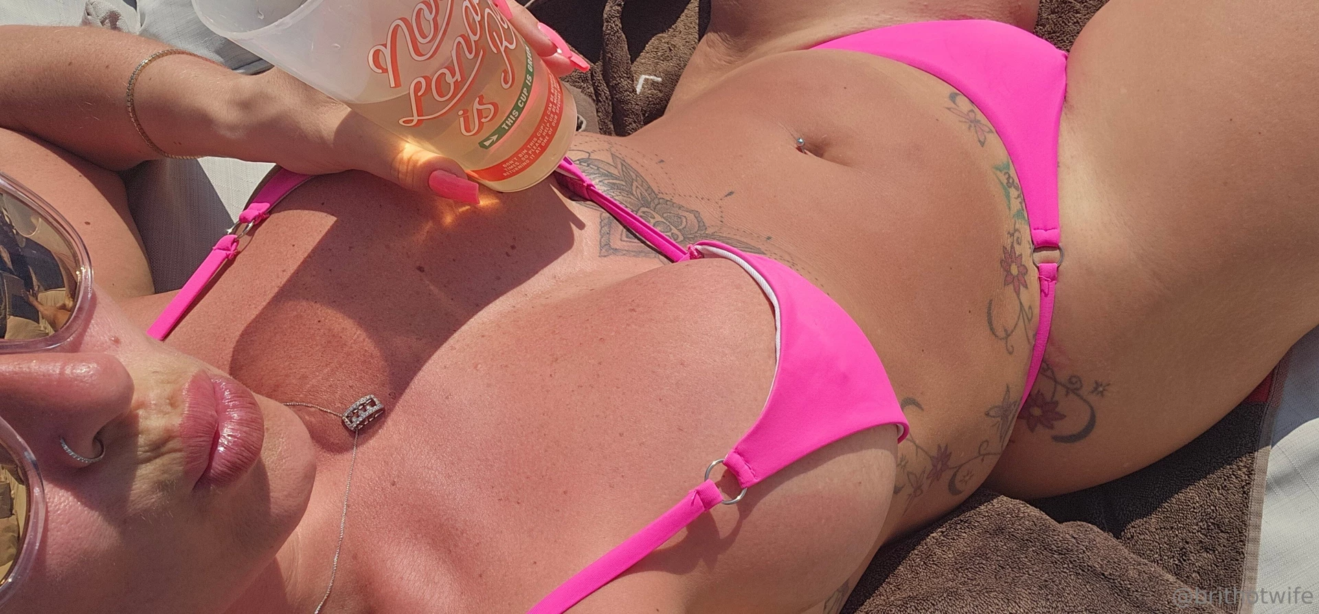 Sunning it whilst the sun makes a rare appearance x part 1 