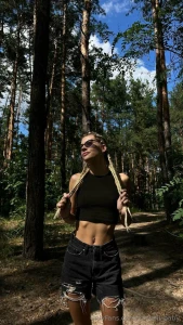 It s so nice to enjoy the warm fall days a walk in the woods gives