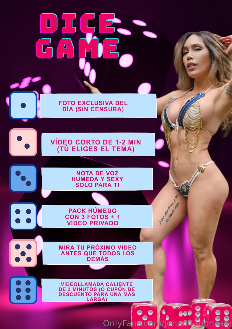 Do you dare to roll the dice and see which part of me you get today 