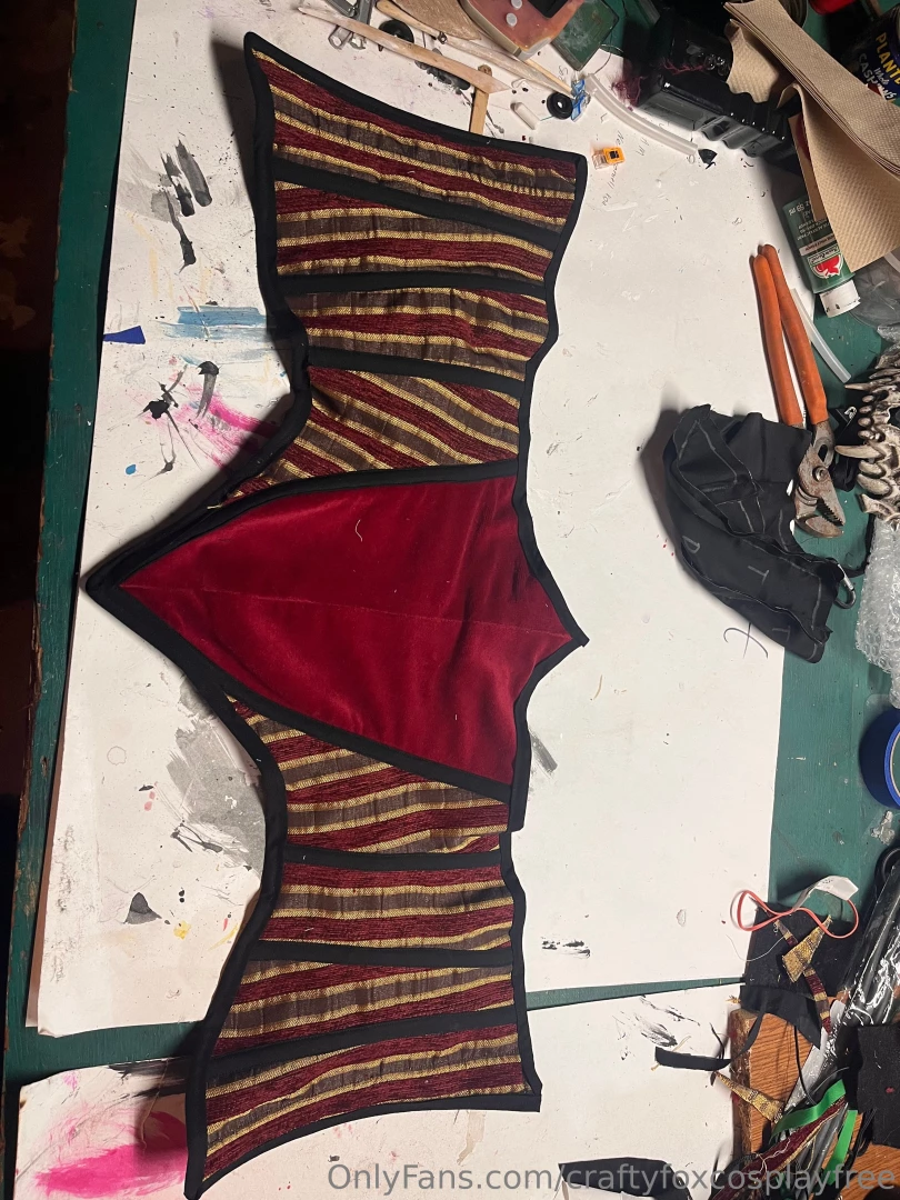 Check out the corset what do you think not bad for my first try part 2 