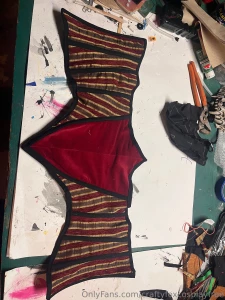 Check out the corset what do you think not bad for my first try part 2