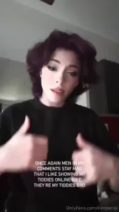 Brb showing my tiddies way more in 2024