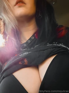 Flashing you my tits out the wild