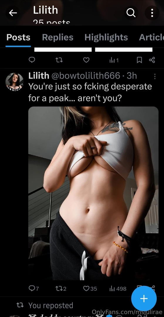 If you think i m naughty you ve clearly never met lilith come on i 