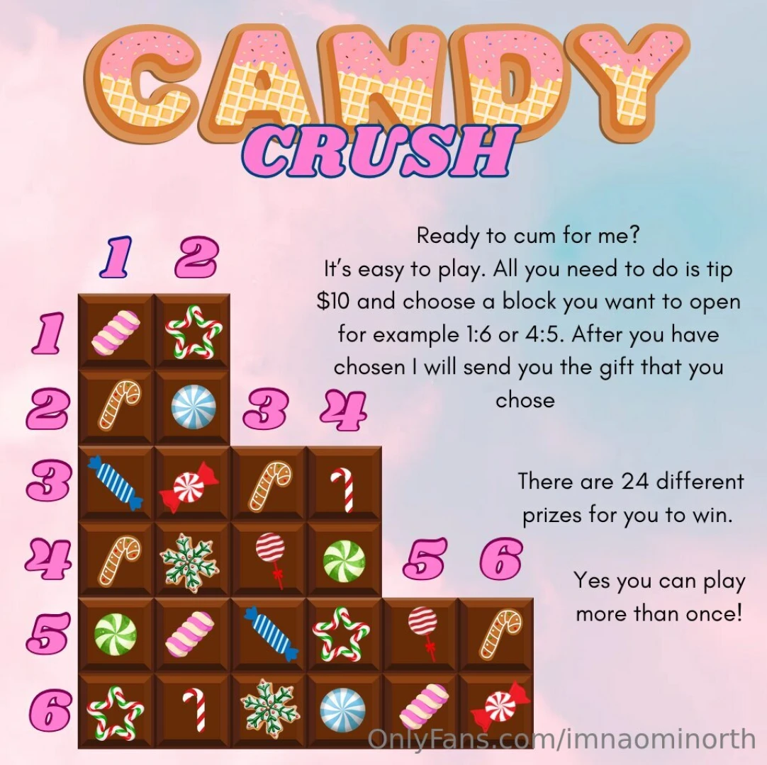 Christmas candy crush ready to cum for me it s easy to play all you part 2 