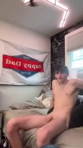 Shower chatting but post shower