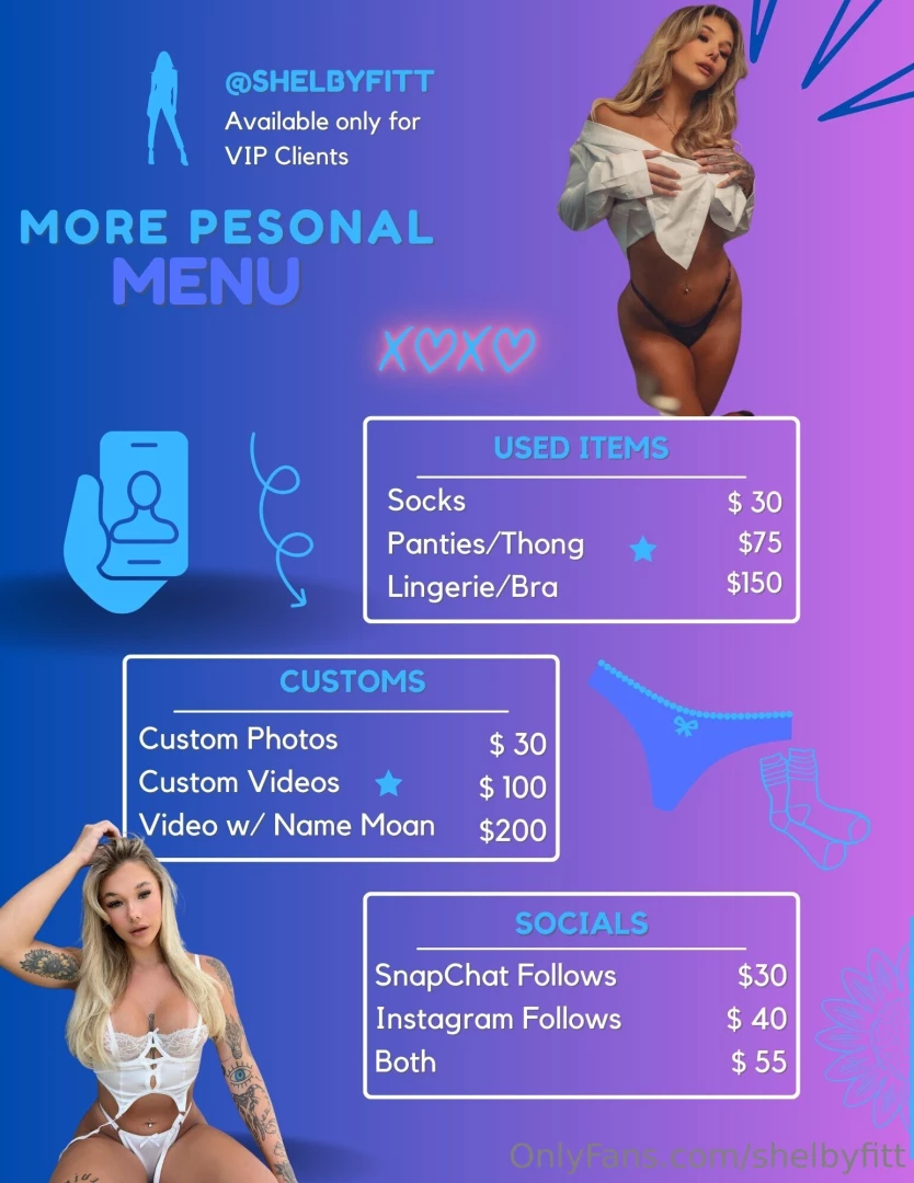 Menu amp live drop lmk if there is any custom or regular content you d 