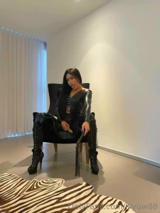 I m just a girl- standing in front of the stairs- jiggling her ass