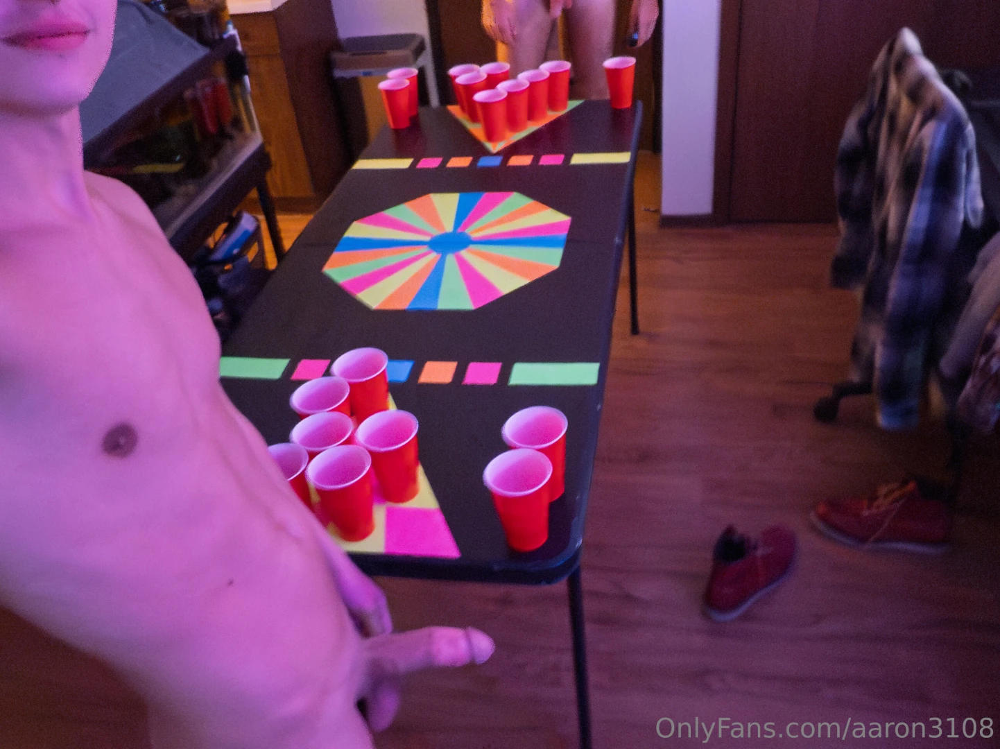 We both lost strip pong but we re still playing 
