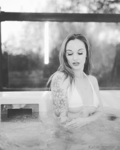 Have 3 of me enjoying the hot tub