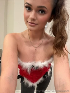 I just want a white christmas all over my tits
