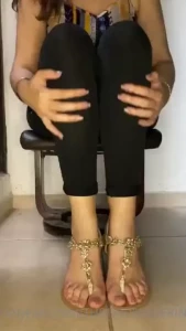 Joi in sandals with countdown custom remember i can make you a