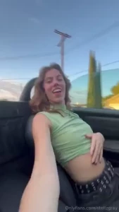 Last night in cali calls for a drive with the top down i borrowed my