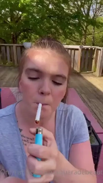 Wanna watch me smoke my first cigarette in almost a year go to 