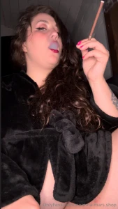 Am i more than you bargained for smoking belly worship roleplay you