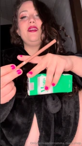 Am i more than you bargained for smoking belly worship roleplay you part 2