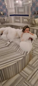 The turkish bath is always so relaxing
