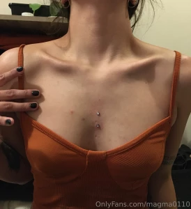 I got this nice piercing do you want to see what it looks like without