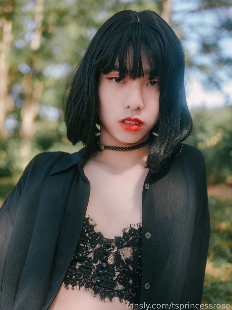 Getting some fresh air sissy asian trans femboy sfw part 7 