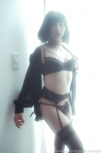 Good morning sissy asian trans femboy lingerie